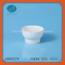 High quality small white ceramic bowl,snack bowl,soup bowl